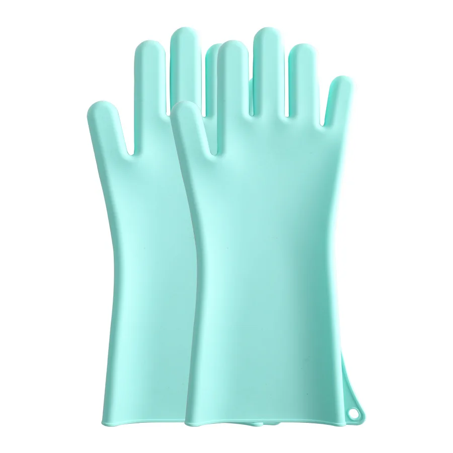 Silicone Magic Dishwashing Gloves Reusable Silicone Washer Gloves