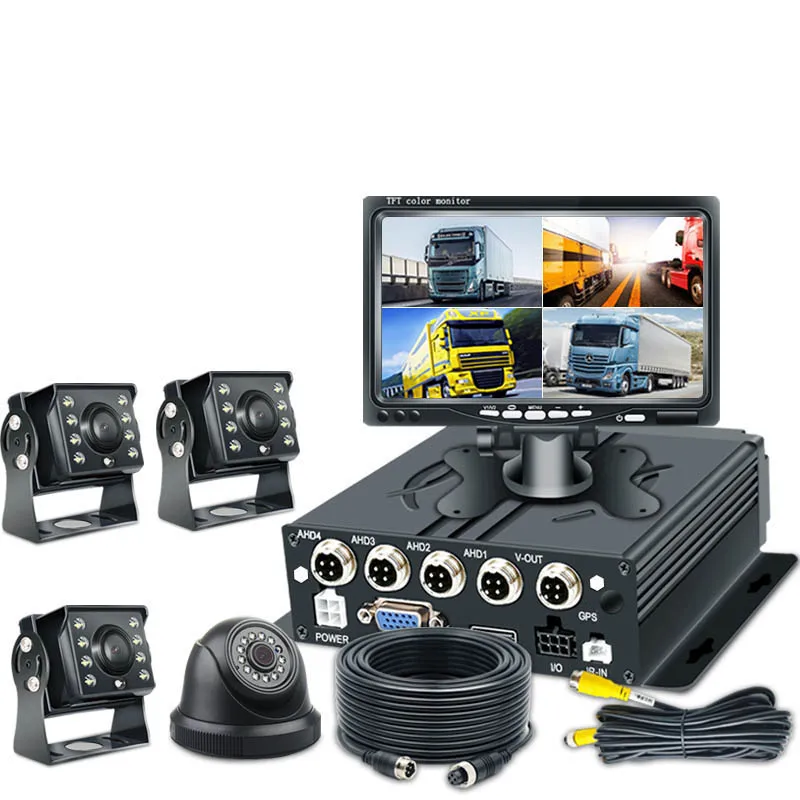 Прямая продажа с фабрики 1080P 4CH 4G GPS Wifi Мобильный DVR 4-канальный мобильный автомобиль CCTV Car
