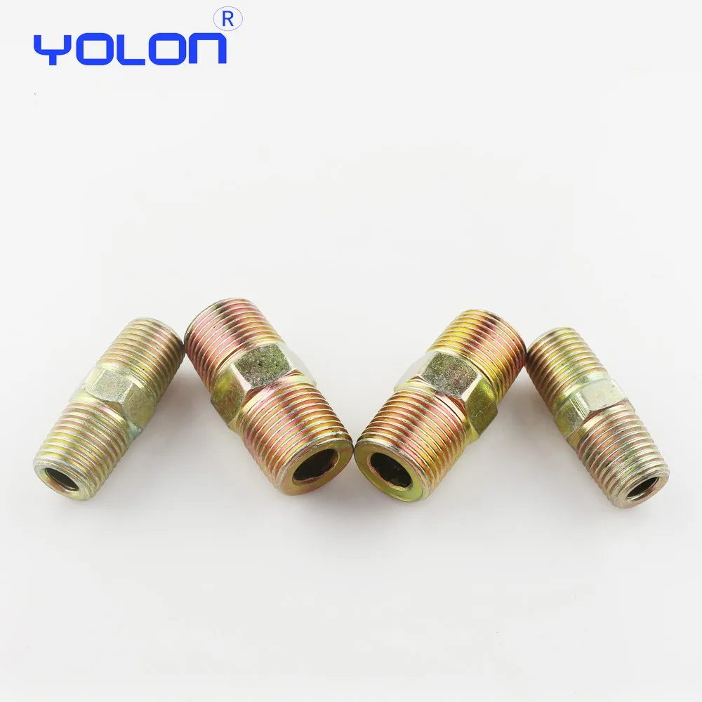 Push-in Connectors Pneumatic Fitting Bulkhead Copper China Silver Ari Stainless Steel Square Stocking Female Fitting Forged