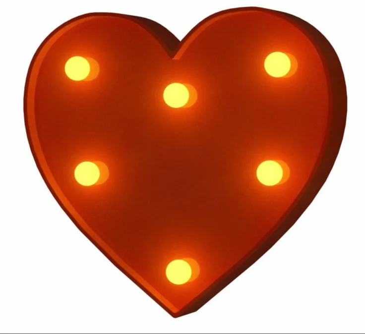 Акриловая доска с надписью, на свадьбу, с подсветкой для украшения пространства на Рождество, с батареей