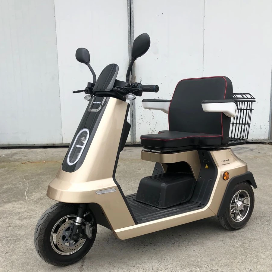 HOT sale cheap 500W lead acid adult enclosed mobility scooter for disabled Three-wheeled electric scooter with seat
