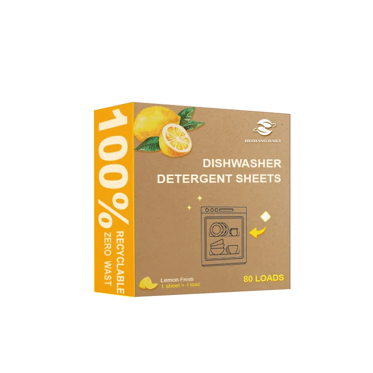 Good Quality Dishwasher Cleaner Dishwasher Detergent Sheets Oem Manufacturer Dishwasher Sheets For Sale