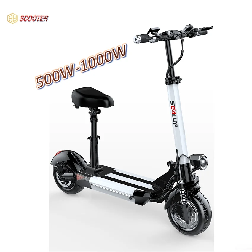 HX19 10inch 500W 1000W long distance hiboy skuter electric scooter led light