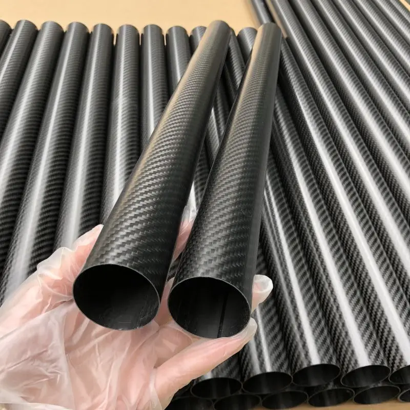 Customization Pole CNC Machining T300 Carbon Fiber Tube