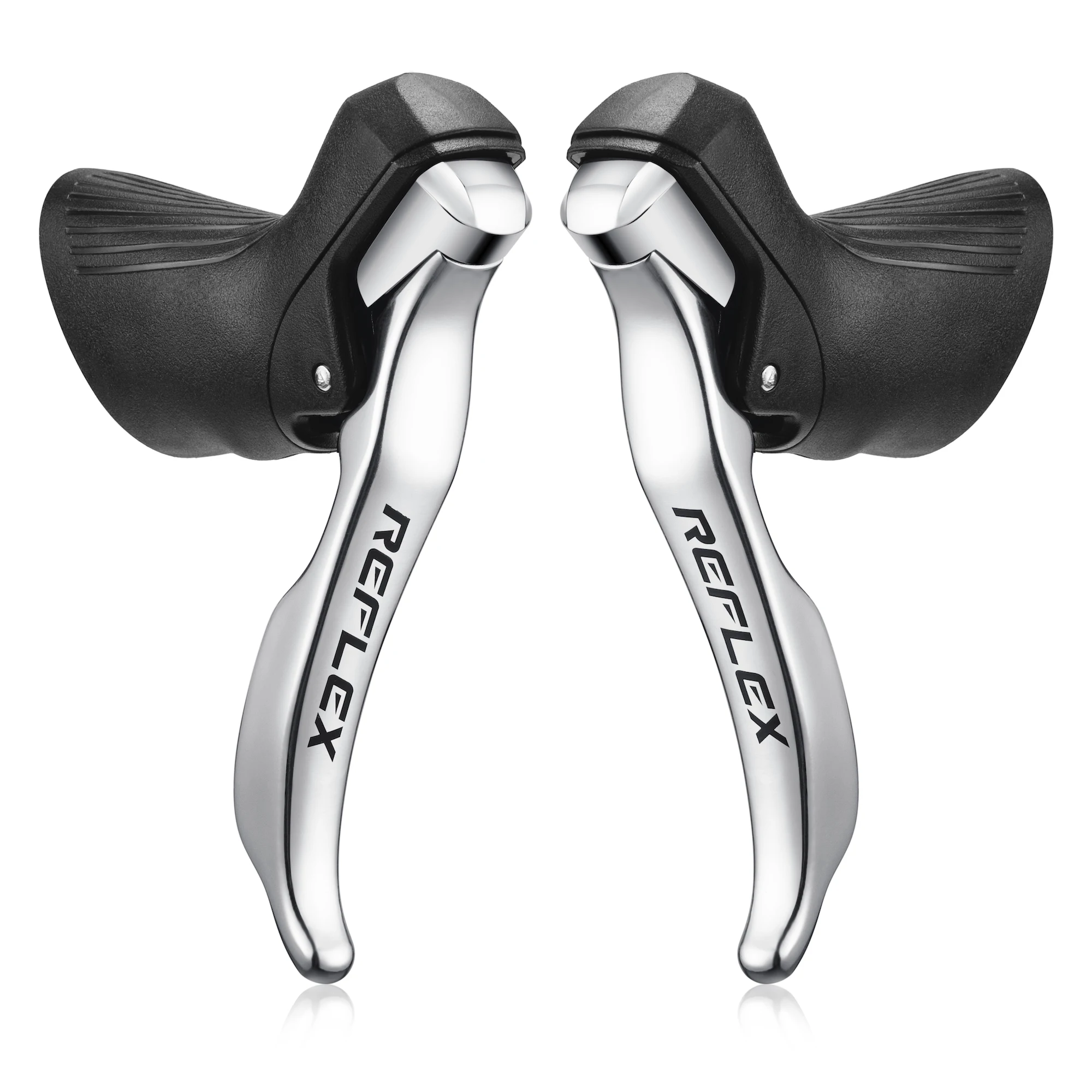 SENSAH Silver STI Road Bike Shifters Double 2x8 Speed Lever Brake Bicycle Derailleur Groupset Compatible for Shimano