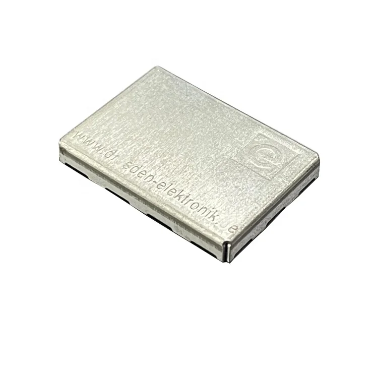 Custom electrical tinplate radiation rf emi shield can with etching logo for PCB