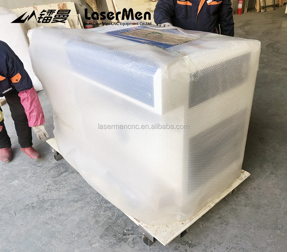  Lasermen LM-6040 60 Вт неметаллических материалов с ДВП средней плотности и акрилом Лазерная гравировочная машина для малого