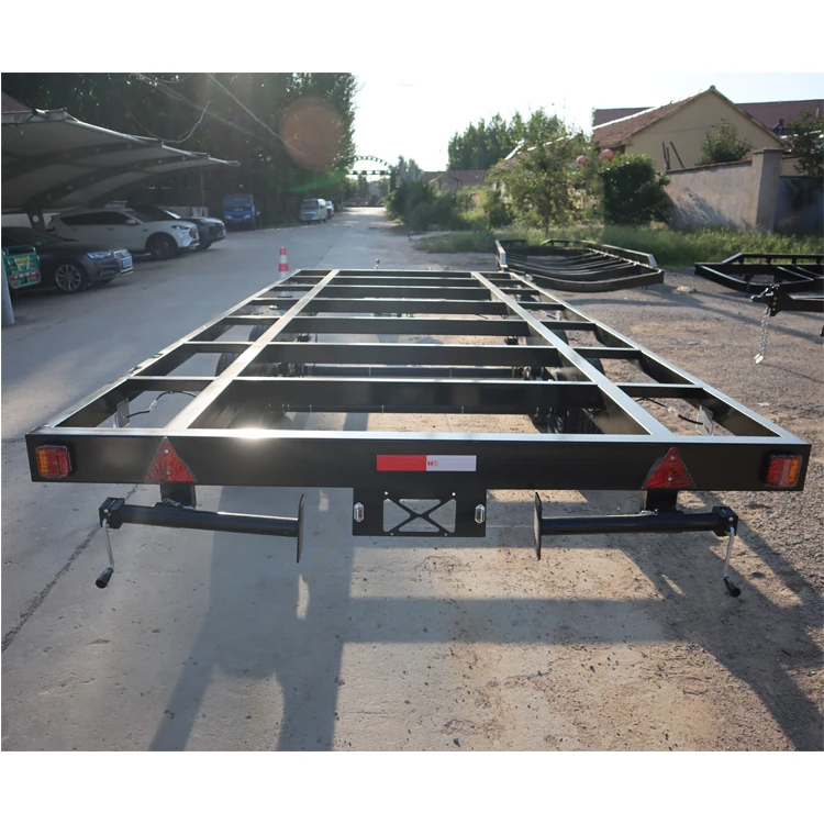 house trailer chassis tandem axles skeleton trailer chassis