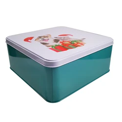 Custom Pet Tin Cases Dog&Cat Design Metal Container For Gift Boxes