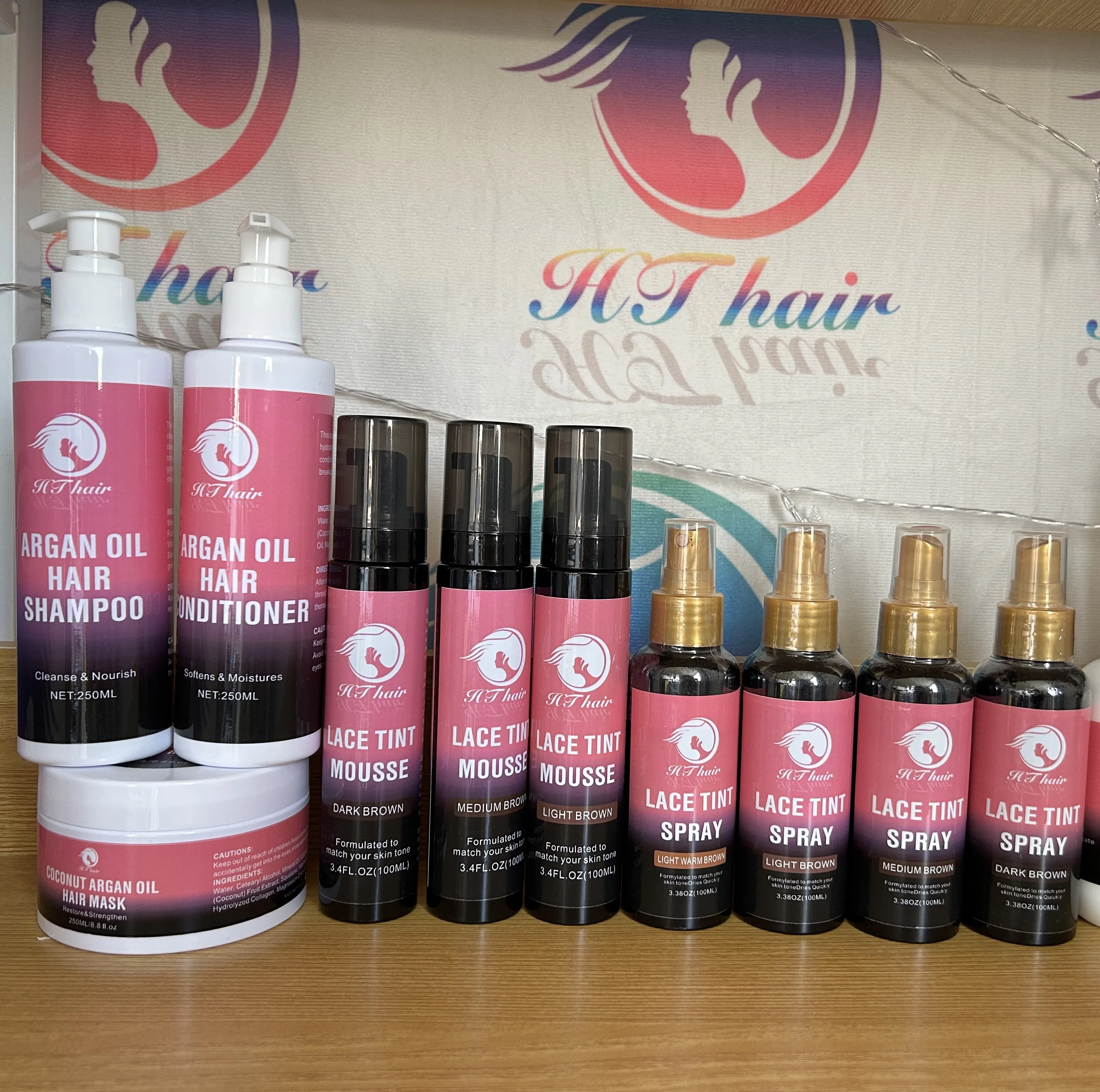 HTHAIR Wholesale Frizz Control Hair Products Foam Wrap Lotion Curl Hair Mousse Styling Foam For Waves