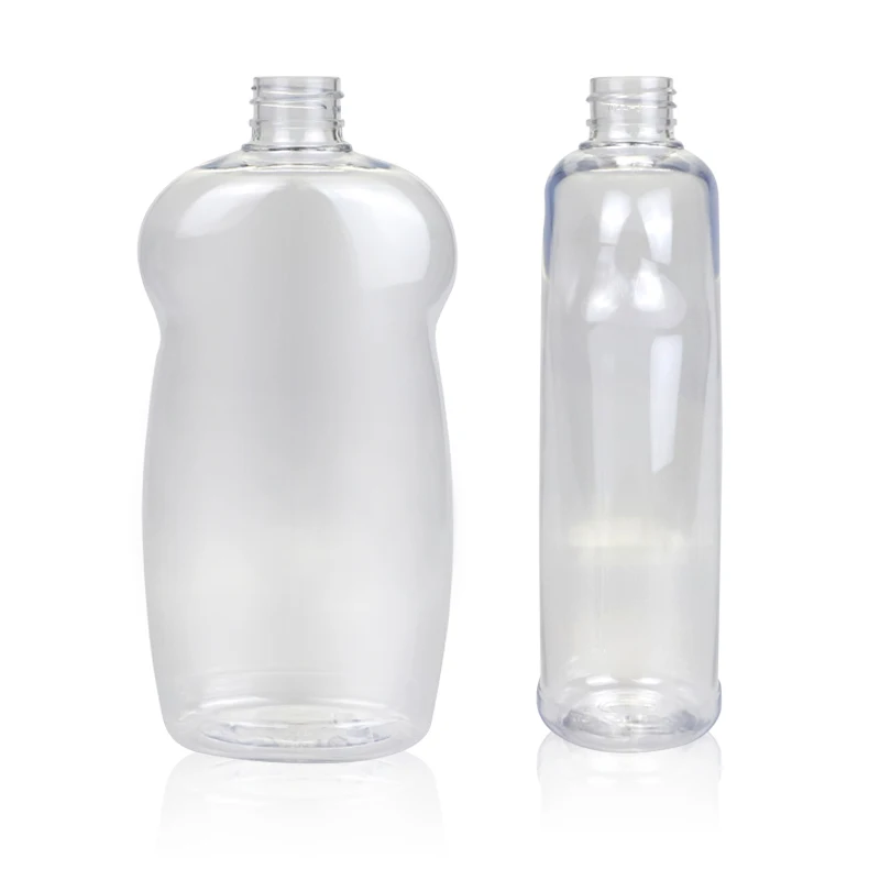 
Factory Good Quality In Stock Personal Care Lotion Pump Sprayer Clear 600ml PET Baby Oil Plastic Bottle in Bulk 