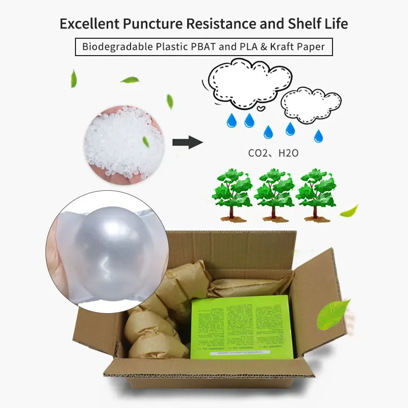 MINI AIR 100% Bio Degradable Viod Fill Paper Air Cushion Pillow For Packaging