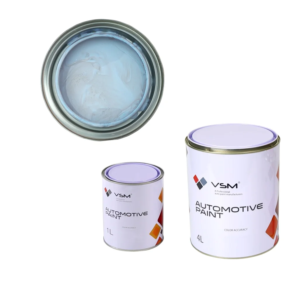 Car Repair 1K Metallic Blue Crystal Pearl Colour Paint Tinter Coating