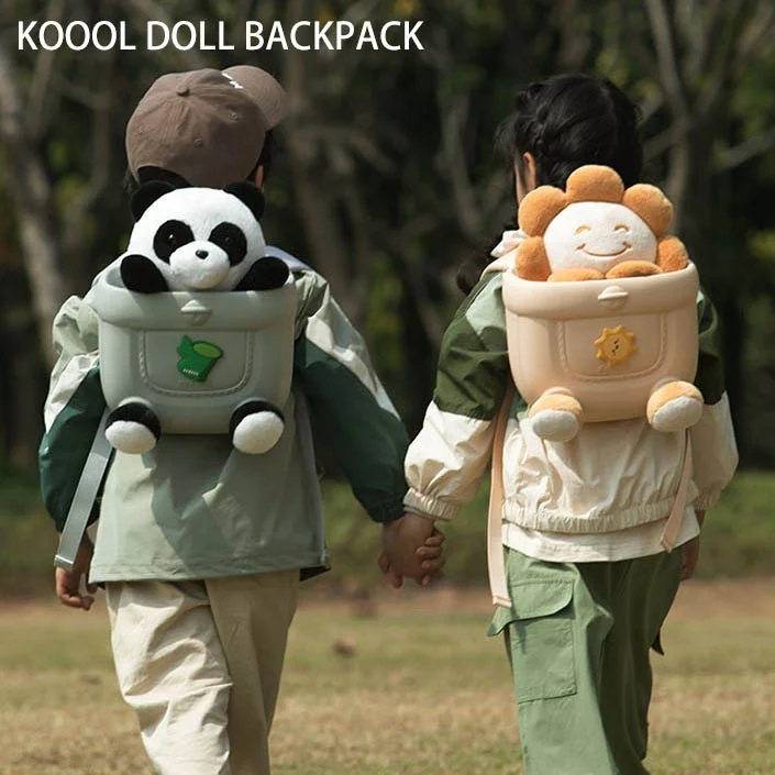 Koool K53 Latest Design Cute 3D Animal Unisex Cool Duck Plush Toy Anime Doll Backpack Kids