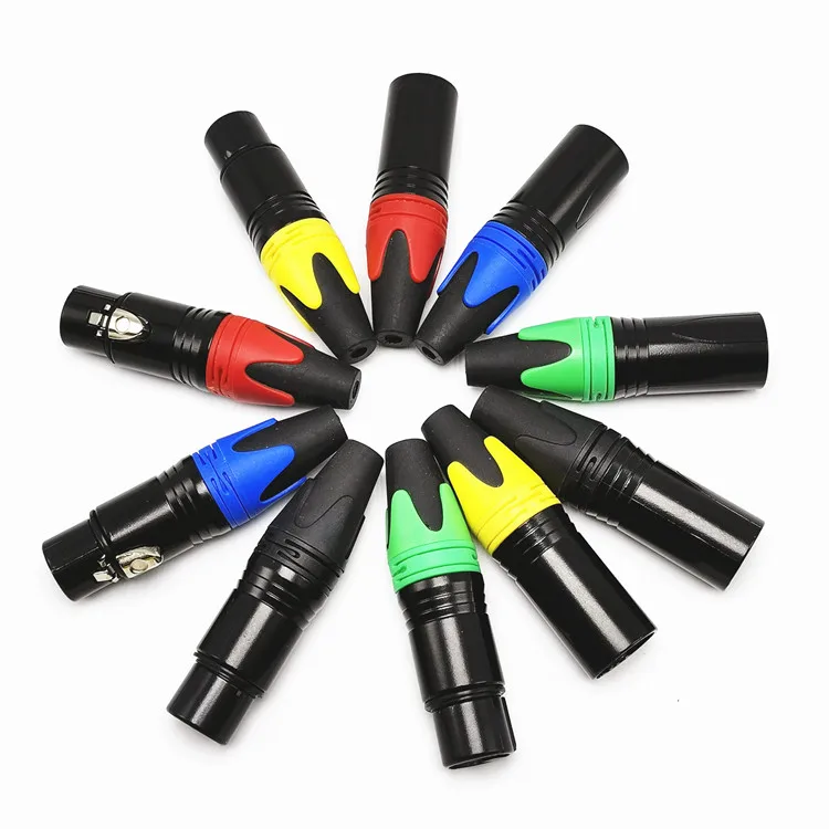 Microphone Xlr Connector Femalemale Speakon Connector Best Selling, 3Pin Xlr Gold Plated//