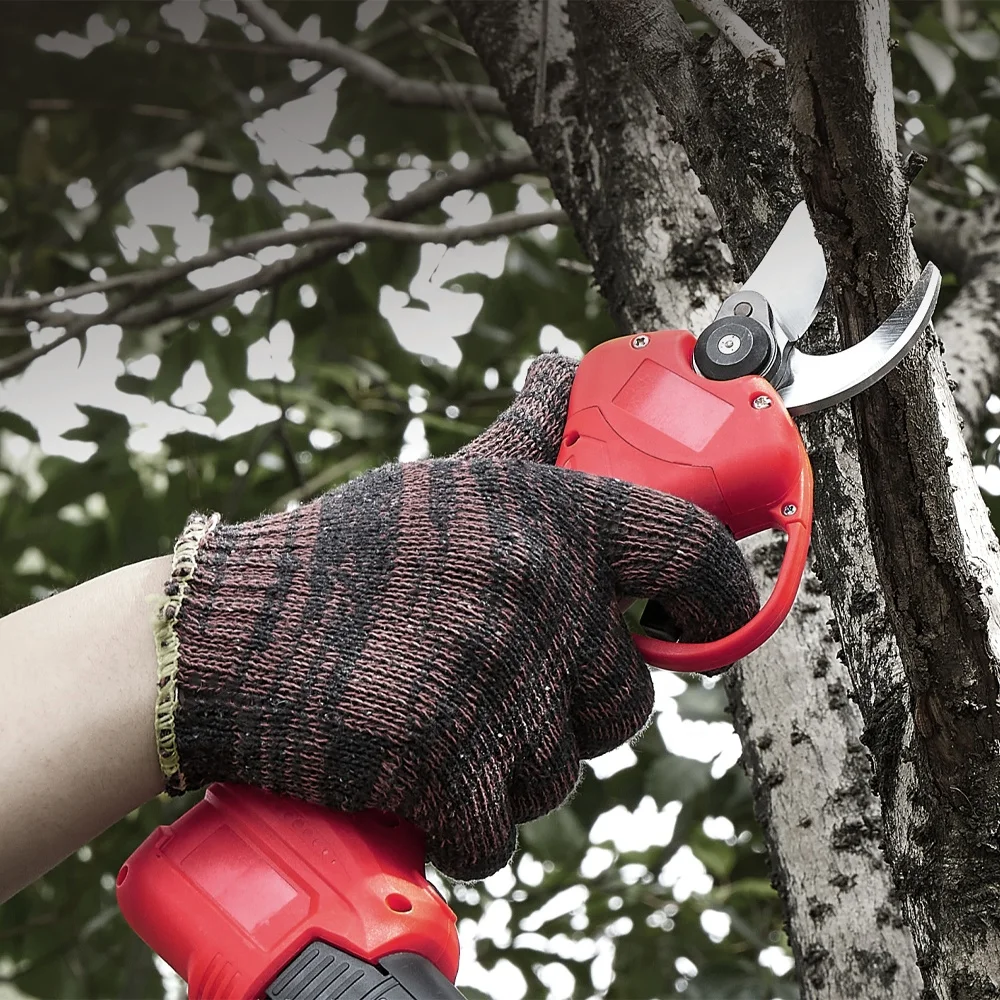 Gardening ratchet garden hand grafing pruner cutter cordless electric pruning scissors branches pruning shears price