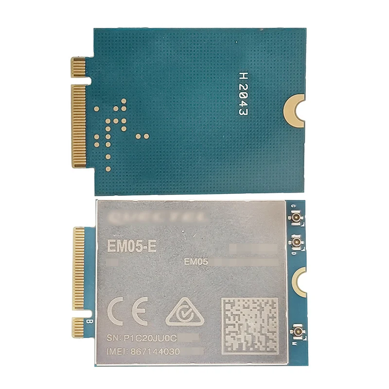 M.2 Modem shell Case M.2 to USB 3.0 Adapter Board + Quectel EM05-E/ EM06-E 4G IoT Module With Antenna Transfer Cable