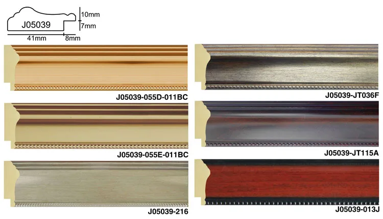 NEW DESIGN PS Polystyrene foam Picture Frame Moulding mirror  frame moulding plastic photo frame moulding factory in foshan