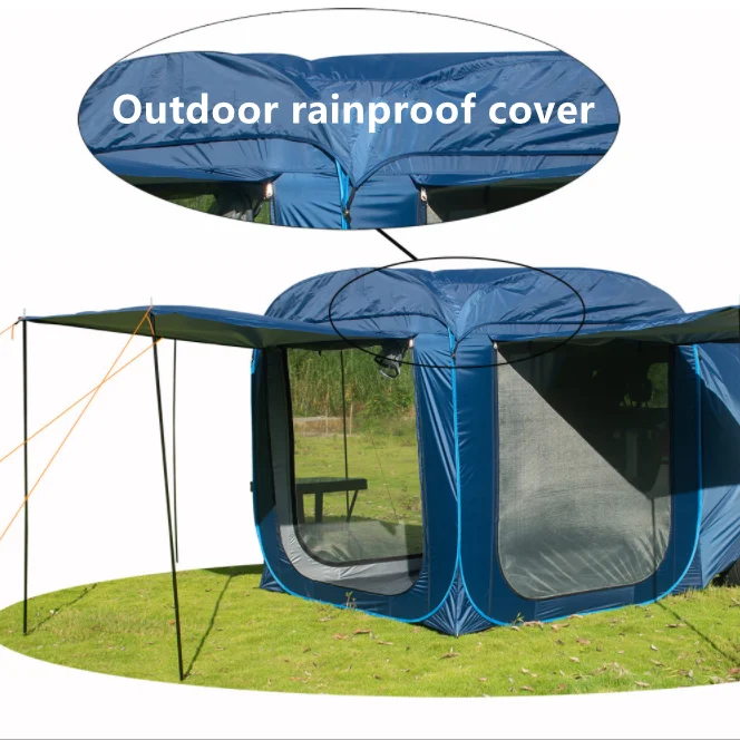 Portable  Outdoor Car Rear Tent Rainproof Car Awning Tent Shading Tent With Canopy Anti mosquito Net