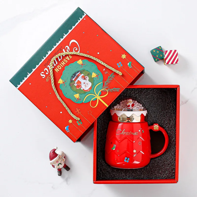 Eco Friendly Custom Plain Black Porcelain Insulated Cork And Splash Proof Lid Cup Milk Tea Coffee Cork Bottom Ceramic Mug