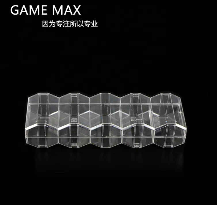 High Quality Accept Customized Transparent Poker Chips Case