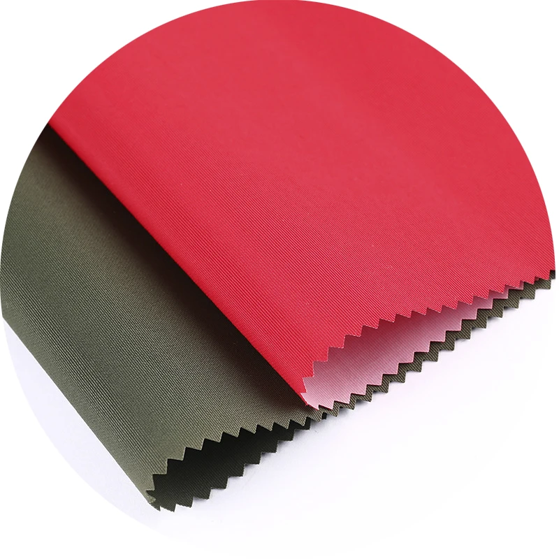 Waterproof And Breathable Poly Taslan Fabric with PU Milky Coating For Outdoor Jacket Fishing Hoodie Fabric