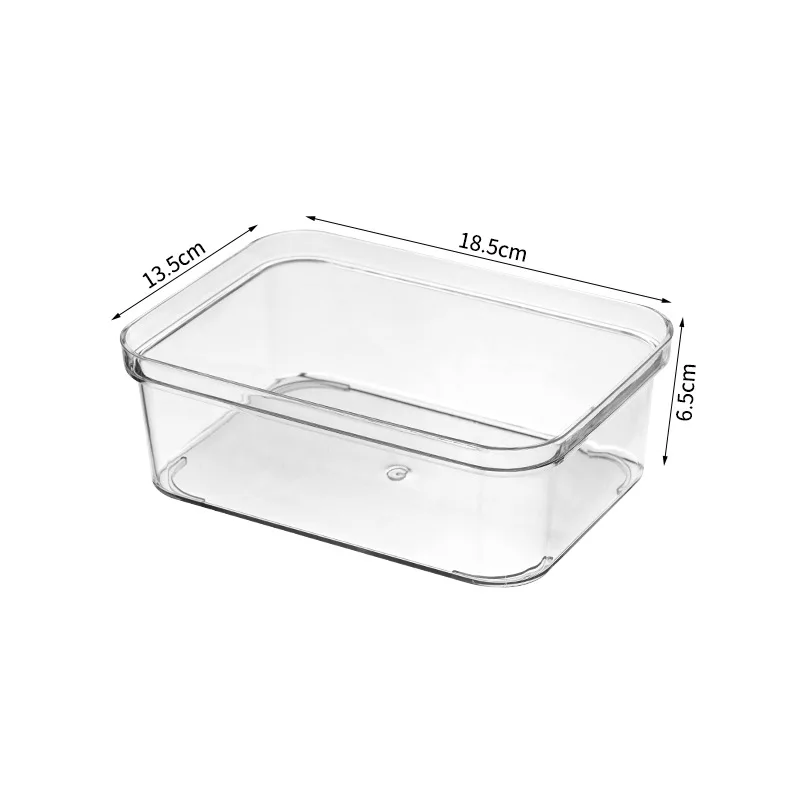 Wholesale Household Japanese Built-in Plastic Transparent Division Drawer Organizer Box Stationery Organizer Box