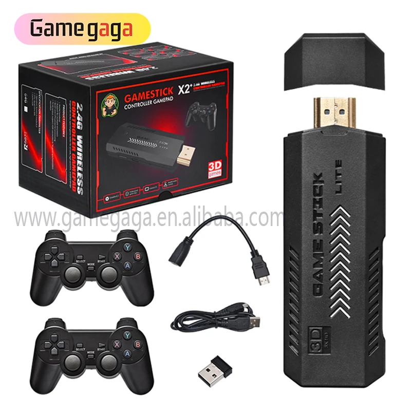 X2 Games GD10 Plus Game Stick 4K 30000 игр HD мини консоли Consola Ретро видео консоли для PSP/N64