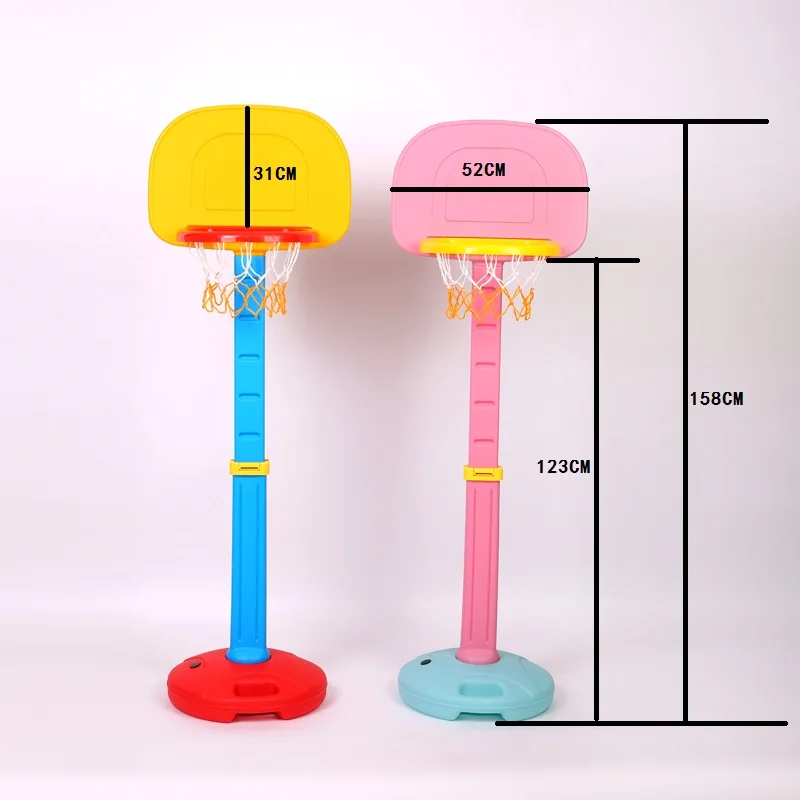 Little boy Used Indoor Adjustable Plastic Basketball Stand for sale