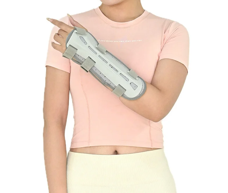 Rehabilitation Therapy Supplies Wrist Joint Fixation Brace Splint Brace with Ventilation Holes Wrist Guard and Fixed Bracket