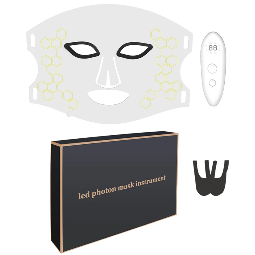 8 colors ultral-thin face therapy red lighting  face mask for anti-aging home use
