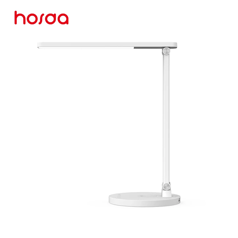 hosda new design LED desk lamp with wireless charging for mobile wireless charger table lamp for home office