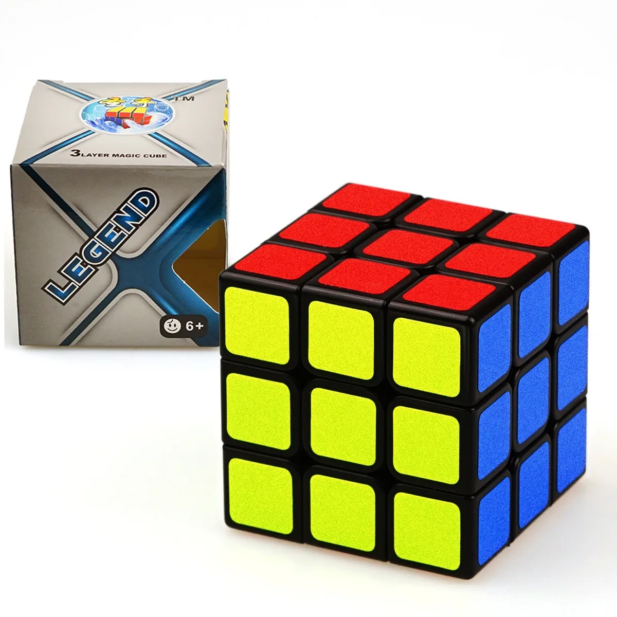 Качественный квадратный решающий 3x3x3 рекламный магический рекламный куб Rubikes