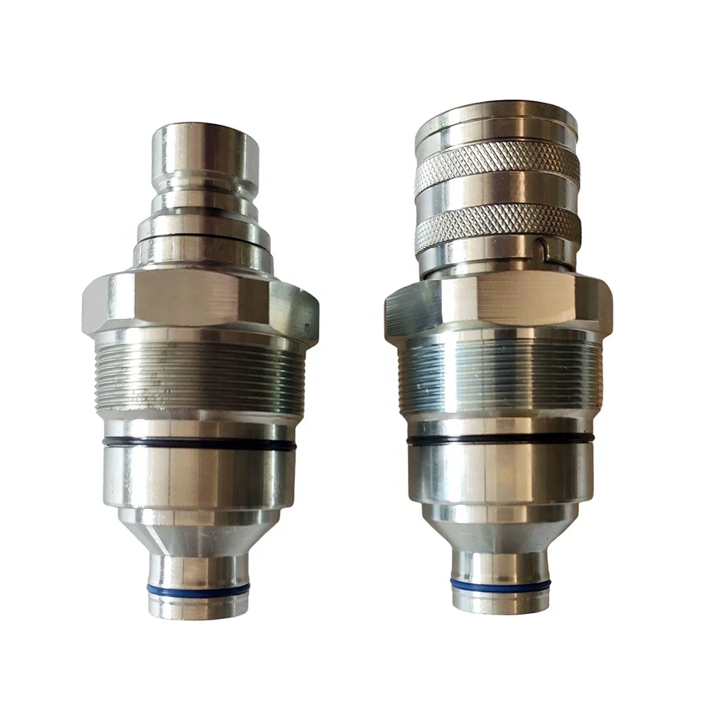 Male & Female Flat Face quick connect coupler 47396760 & 47396761 quick coupling hose connectors