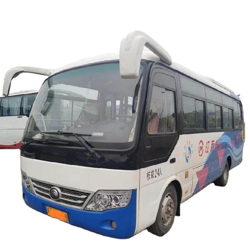 
hot selling used manual gear 24 seats diesel bus price 
