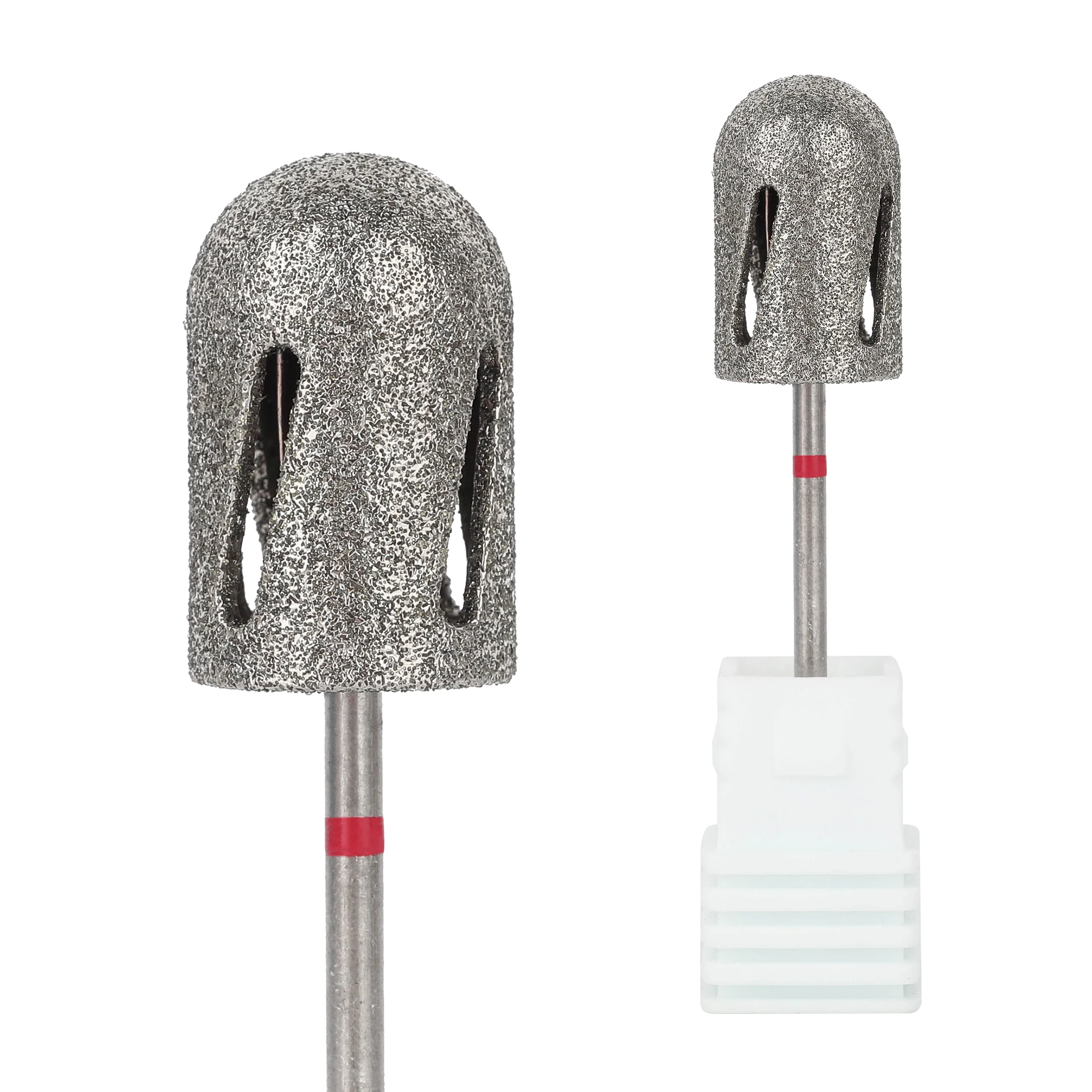 2.35mm Large Copper Diamond Nail Drill Bit Feet Polisher Cooling- Groove E-file Customization Foot Polishing Milling Cutter Bit