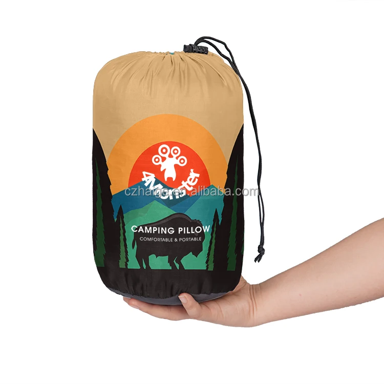 High Quality Outdoor Compressible Memory Foam Travel Pillow Portable Camping Hiking soft Pillow