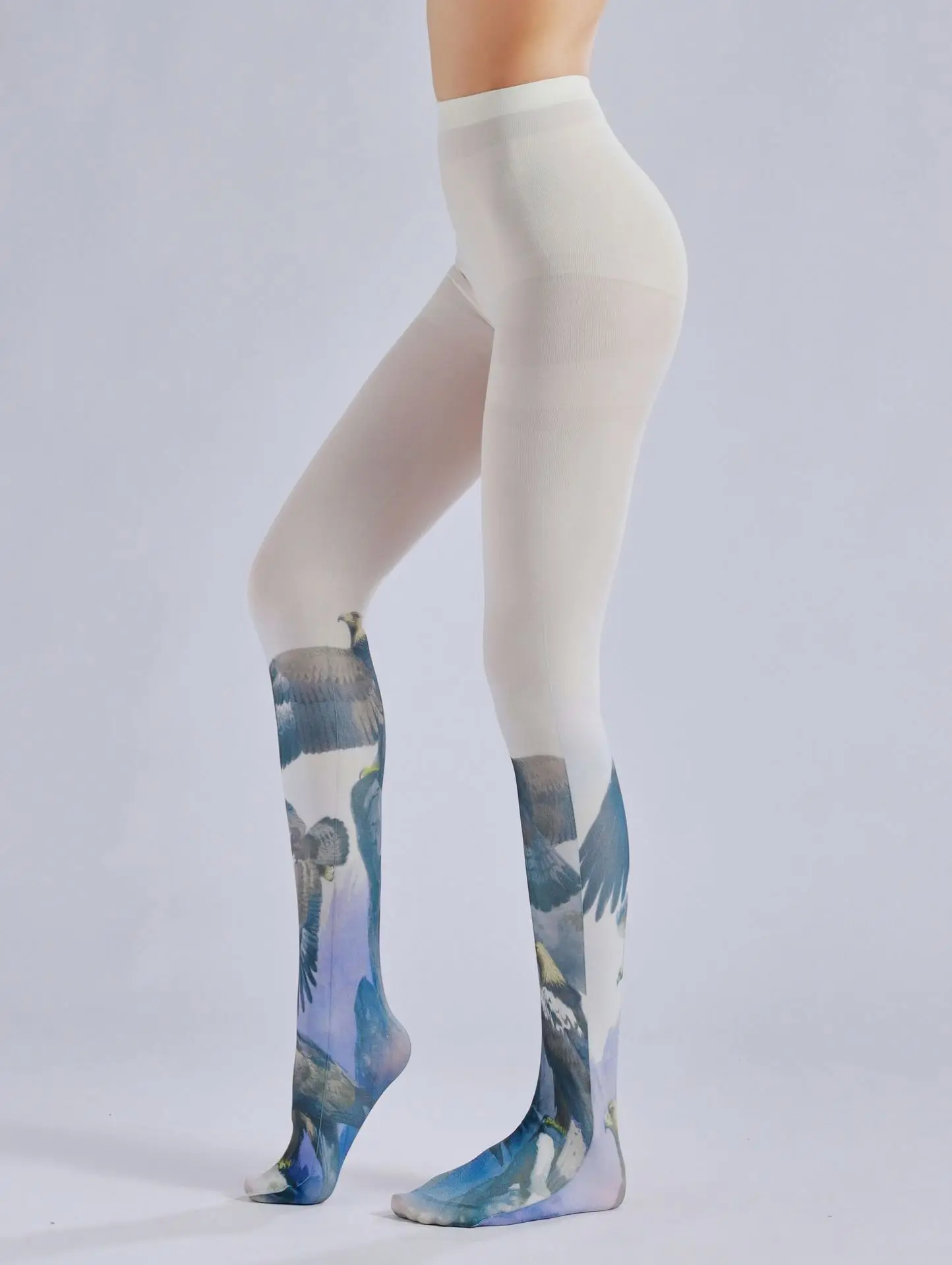 Custom Dark Eagle Base Socks Original Pattern Printed Pantyhose