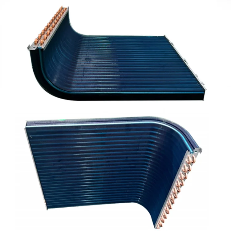 Customized Copper Tube Hydrophilic Fin Heat Exchanger Air Conditioner Condenser Coil