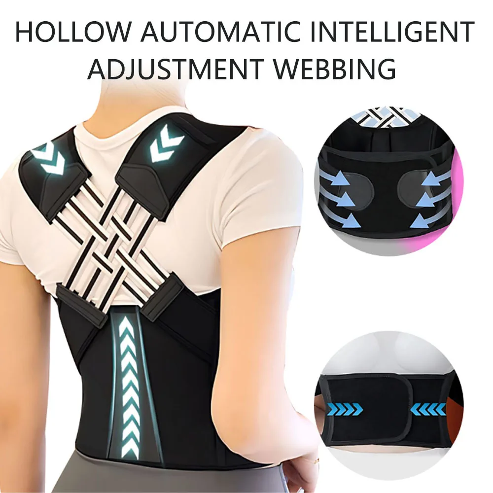 Adjustable Shoulder Straightener Hunchback Scoliosis Correction Back Posture Correction Babaca