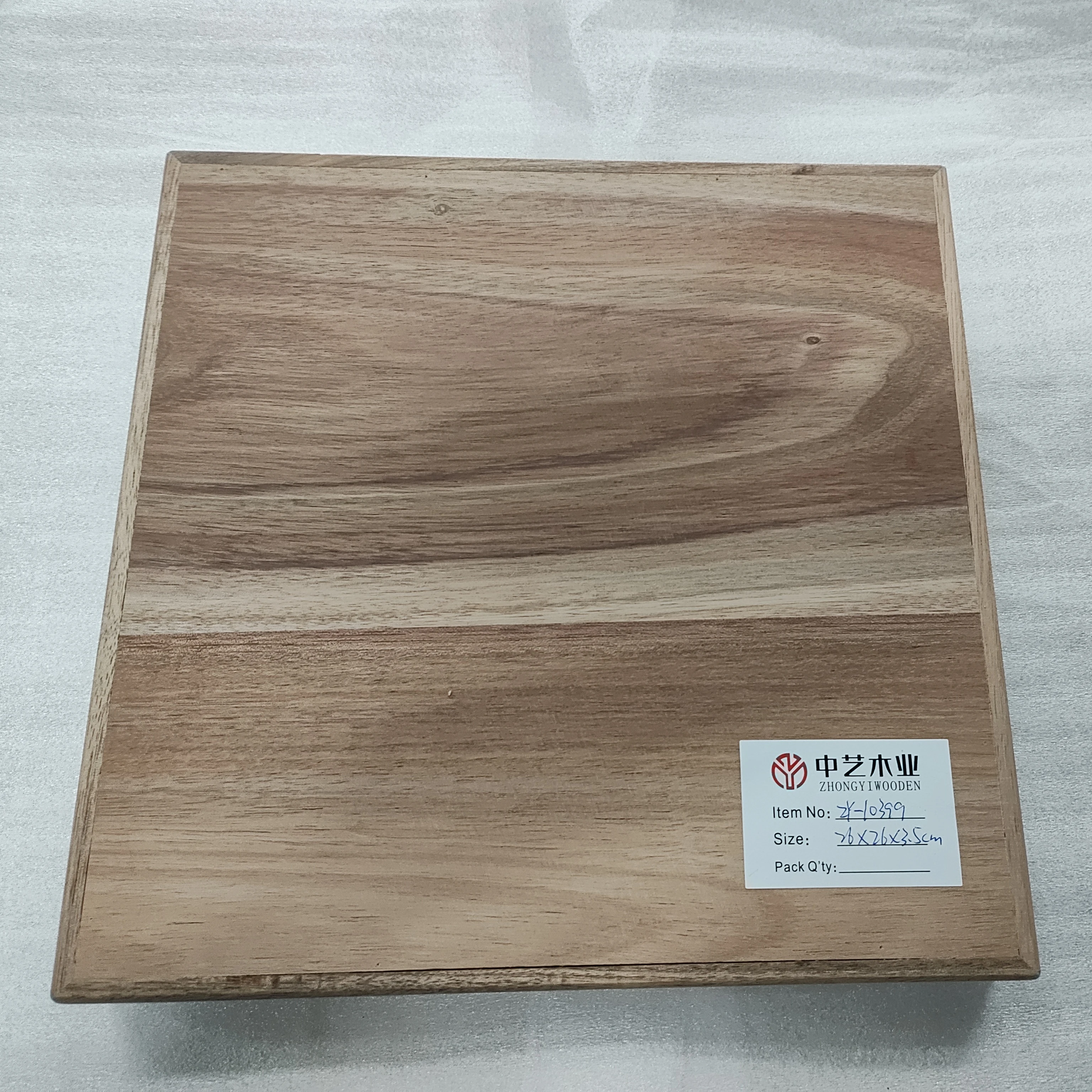Custom Decorative Wooden Acacia Tray Different Sizes Food Plate Wooden Serving Platters Natural wood trays