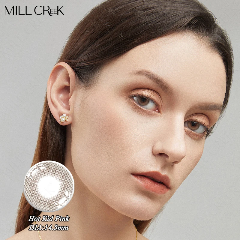 Colored Cosplay Contacts 1 Pair Contact Lenses Red Brown Gray Blue Pink Lenses For Eyes Beauty monthly contact lenses