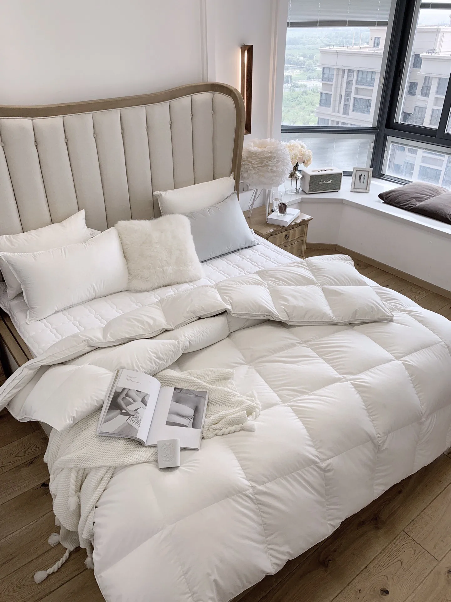 Duvet,Hotel Quilt,Five-star hotel 95 white goose down quilt core high-end 100 cotton warm down quilt spring and autumn quilt