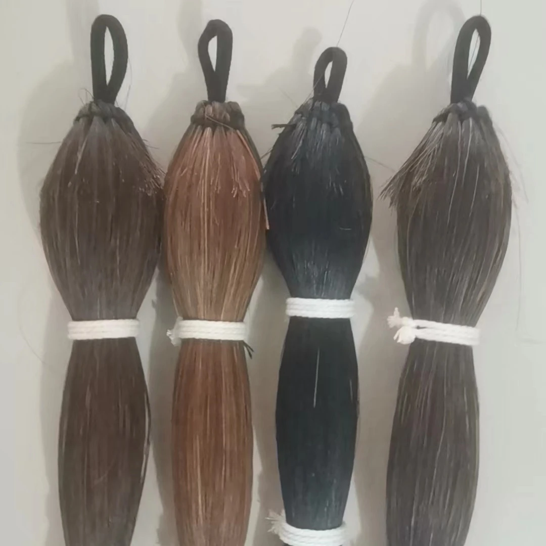 75cm Black/Mixed/ Brown/White Horse Tail Hair Extension False horse Tail Hair