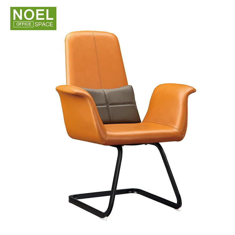 Low price visitor chair visitor office chair visitor leather office manager chair with armrest