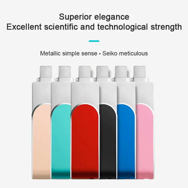 promotional gift usb 2.0 3.0 interface custom laser engraving logo 64MB 256MB 1GB 2GB  8GB metal OTG usb stick