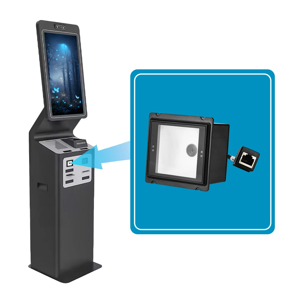 MS-7160 Embedded 1D 2D Ticket OEM QR Code Scanning Robot Reader Barcode Scanner Module For Kiosk Machine