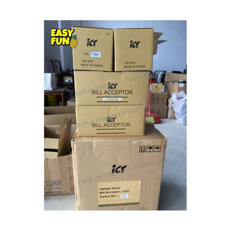 Wholesale Hot Arcade Skill Machine Bill Acceptor ICT V7P Box 200bills and 600bills for Game Room