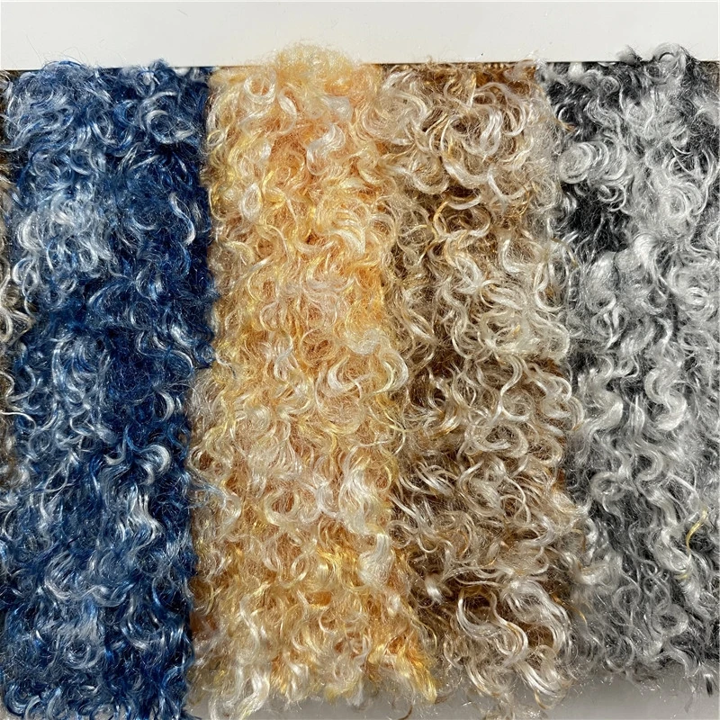 Factory Wholesale Toy Clothing, Sofa Comfortable Anti Pill Super Soft Boucle Knitted Wool Fleece Polyester Teddy Fabric/