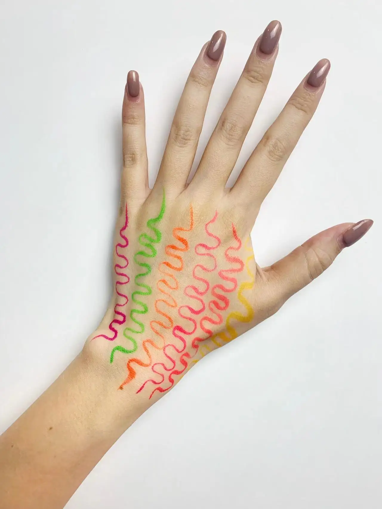 Smooth Pencil Multicolor Fluorescent Smudge-proof High Pigmented Waterproof Body Art Pencil